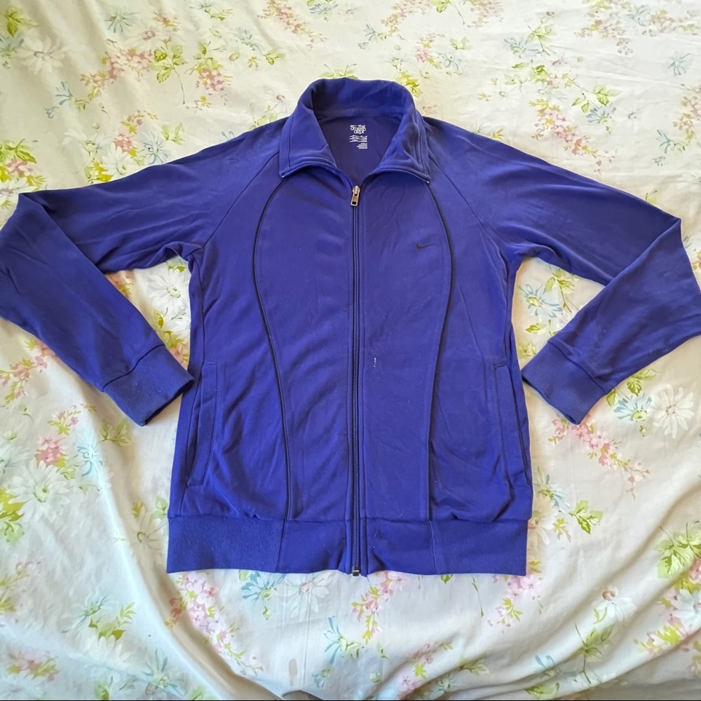 Women's Vintage 90's Purple Nike Zip Track/Athletic Jacket